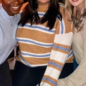 American Eagle size large stripped sweater